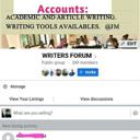 WRITERS FORUM